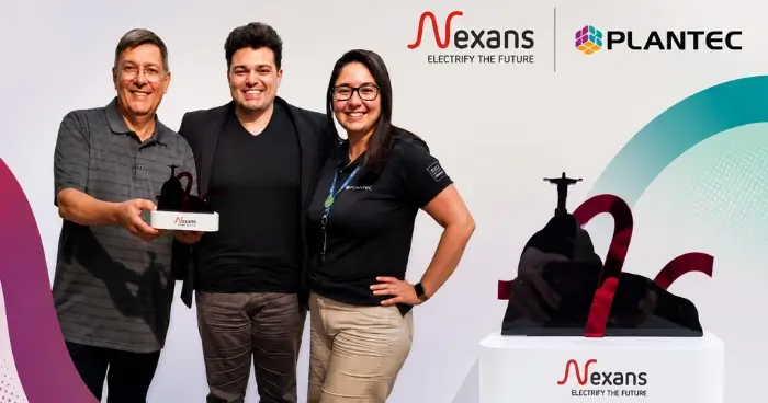 Plantec recebe reconhecimento da Nexans por destaque em 2025