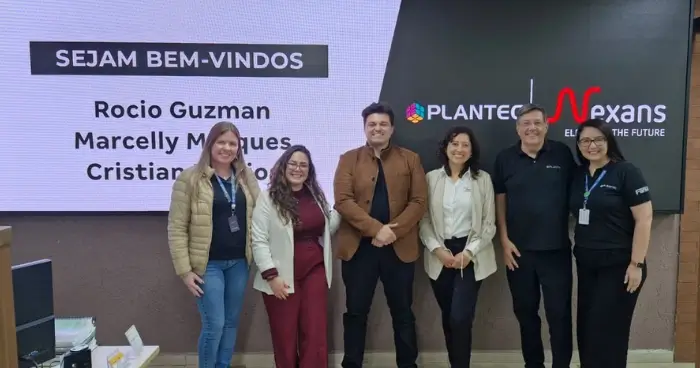 Plantec recebe Nexans para encontro estratégico