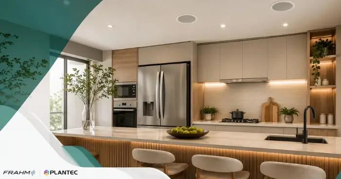 Sonorização para cozinha: conheça as soluções Frahm | Plantec