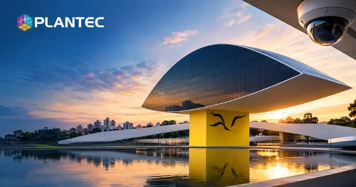 Infraestrutura de segurança do Museu Oscar Niemeyer | Plantec