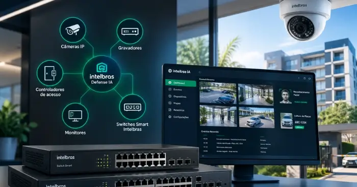 Switches Smart Intelbras e Defense IA: integração