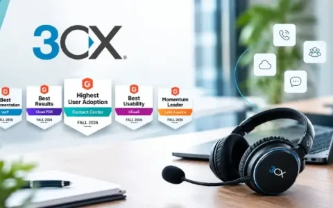 3CX conquista 39 selos no G2 Fall 2026 | Plantec